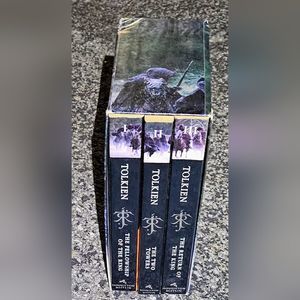 J.R.R. Tolkien The Lord of the Rings Three Volume Edition Books Set Paperback